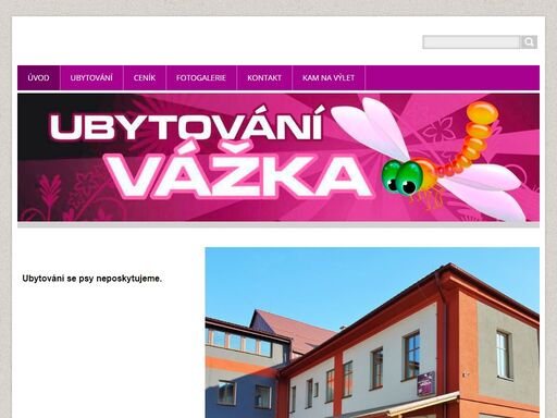 www.ubytovanivazka.cz