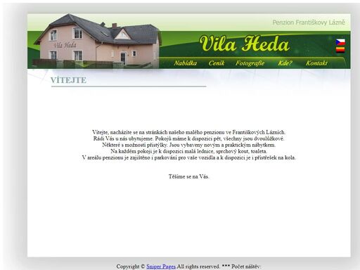 www.vilaheda.cz