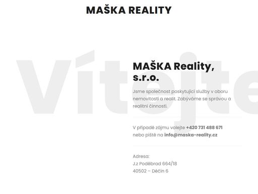 www.maska-reality.cz