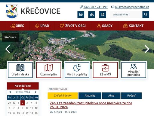 www.obec-krecovice.cz