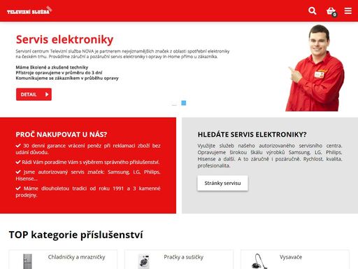 ts nova - servis a prodej elektroniky a příslušenství.