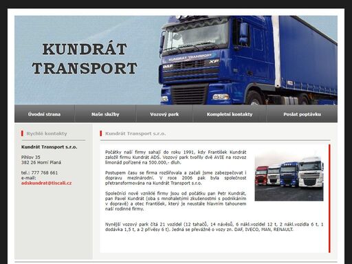 www.kundrattransport.cz