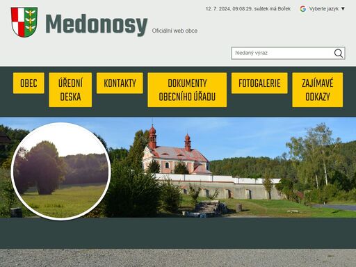 www.obecmedonosy.cz