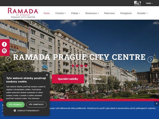 oficiální stránky hotelu ramada prague city centre: hotel v horní částí václavského náměstí. rezervujte zde a máte garanci nejnižší ceny.