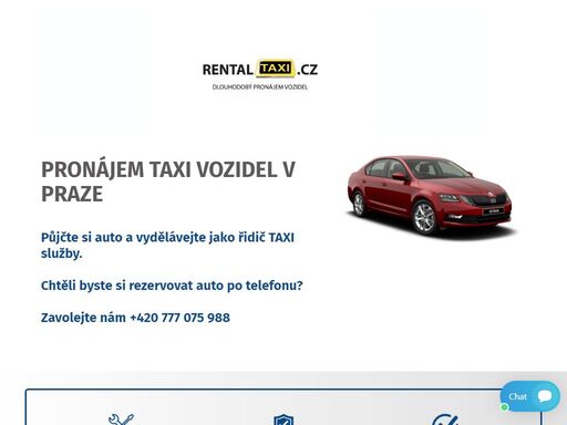 půjčovna aut pro taxi služby