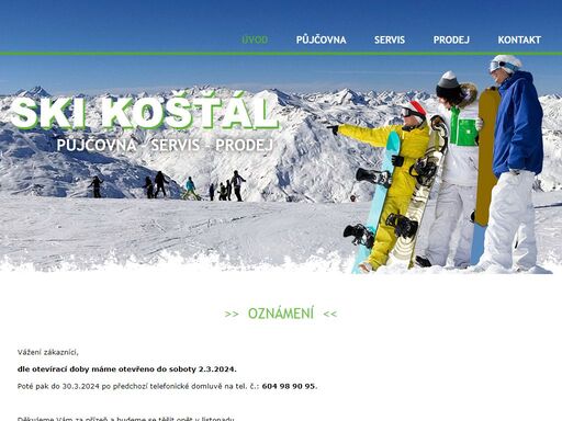 www.skikostal.cz