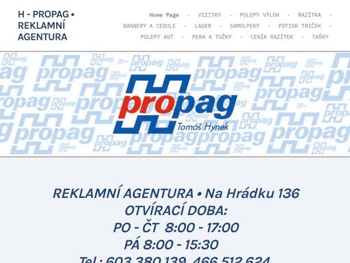 www.h-propag.cz