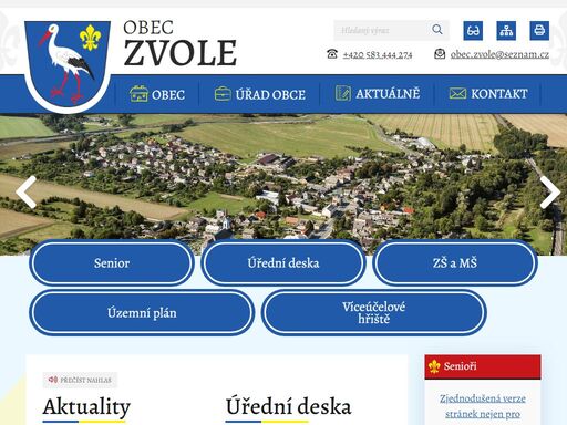 www.obec-zvole.cz