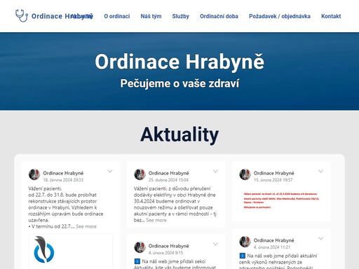 www.ordinacehrabyne.cz