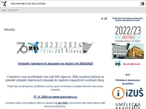 www.zusricany.cz