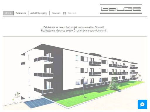 bau32 | investiční, projektová a realitní činnost | výstavba souborů rodinných a bytových domů