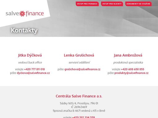 www.salvefinance.cz