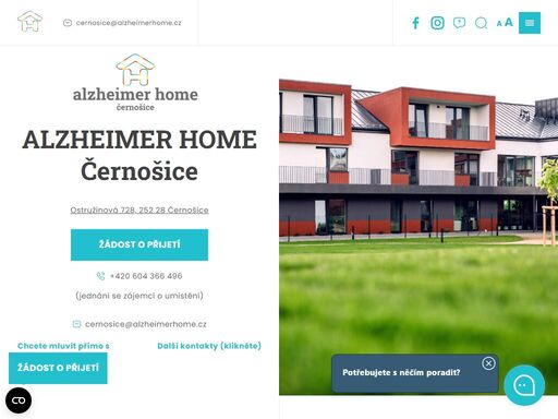 naleznete zde všechny informace, které potřebujete vědět o pobočce alzheimer home černošice. důležitá kontaktní čísla, novinky a reference.