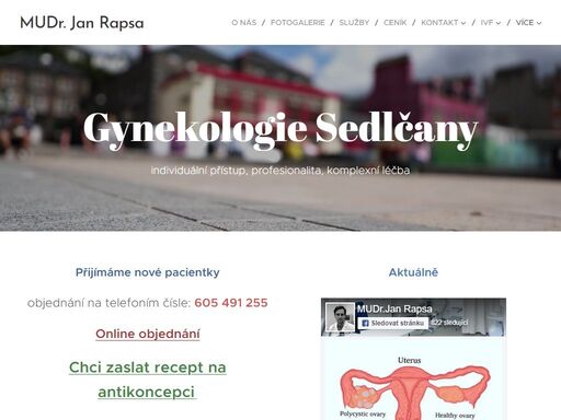 www.gynekologiesedlcany.cz