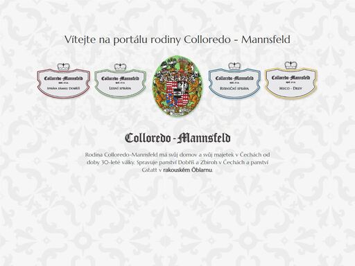 www.colloredo-mannsfeld.cz
