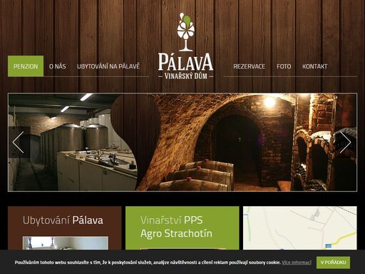 pálava - vinařský dům nabízí ubytování, sklípek, vinařství, degustace, teambuilding