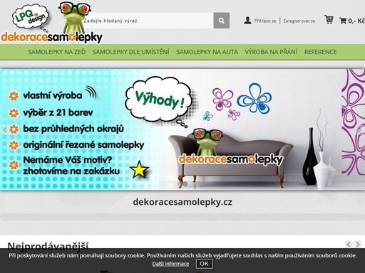 www.dekoracesamolepky.cz