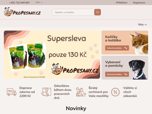 www.propesany.cz