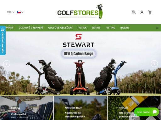 golfstores.cz z je profesionální golfový e-shop a prodejna. nabízíme fitting golfových holí, servis vybavení, potisk reklamních předmětů a velkoobchodní spolupráci.