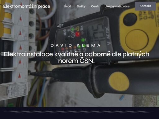 provádíme veškeré elektroinstalace a elektroinstalační práce, od dodávky materiálu, až po finální montáž elektroinstalace..