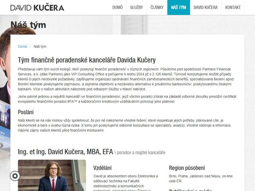 tým kanceláře davida kučera