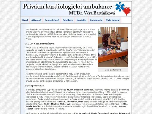 oficiální stránky privátní kardiologické ambulance v rokycanech