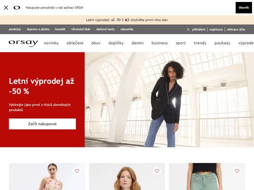 oficiální e-shop značky orsay pro českou republiku. nakupujte dámské elegantní oblečení a doplňky do kanceláře i pro další příležitosti.