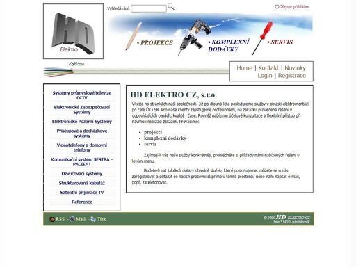 internetové stránky firmy hd elektro cz se sídlem v šumperku. jsme společnost s dlouholetou tradicí v poskytování širokého spektra elektromontážních služeb po celé čr.