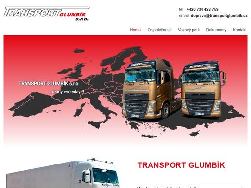 kamionová společnost specializovaná na přepravy v rámci eu plachtovými a chladírenskými vozy. komplexní přeprava veškerého zboží.
