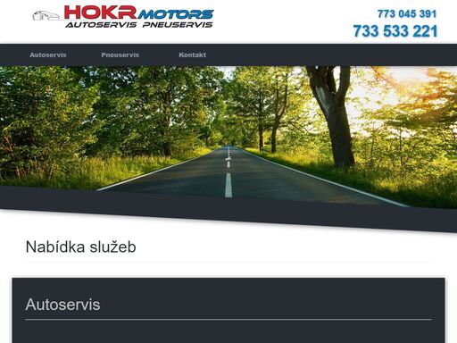 hokrmotors s.r.o. brno - autoservis pneuservis, tel.: +420 773 045 391, +420 733 533 221 