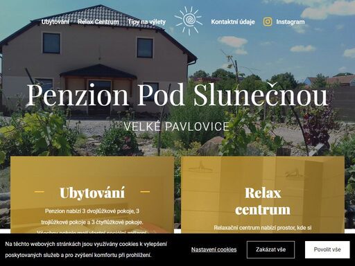 penzion v jihomoravském vinařském městečku velké pavlovice nabízí klimatizované pokoje s výhledem, venkovní bazén, terasu, gril a wi-fi.