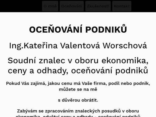 www.ocenovani-podniku.cz