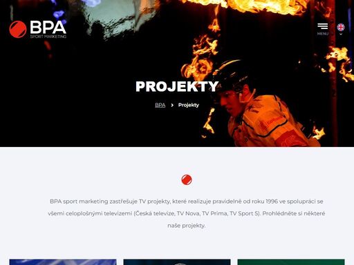 26 let fandíme českému sportu. bpa sport marketing působí na českém reklamním trhu od roku 1993, tedy téměř od samého zrodu reklamního trhu v české republice.