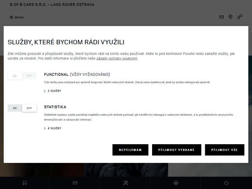prodejce b of b cars s.r.o. je váš kompetentní prodejce vozů land rover v moravskoslezský kraj. ? informujte se o vozidlech a službách.