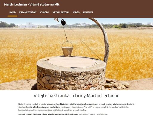 vrtané studny most, martin lechman vrtání studní, ústecký kraj