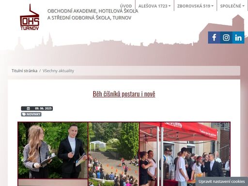 obchodní akademie, hotelová škola a střední odborná škola, turnov