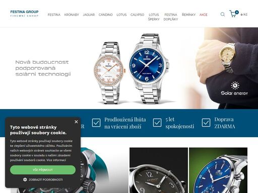 eshop výhradního distributora hodinek festina group. nejširší výběr skladem, záruka originality, doprava a vrácení zdarma, 5 let záruka, profesionální záruční i pozáruční servis.