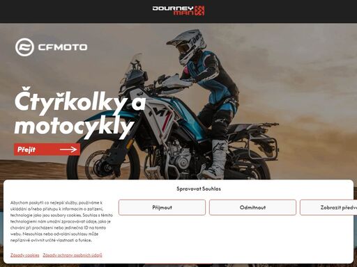 journeyman cz je zkušený prodejce a servis atv, utv, ssv a motocyklů cfmoto v čr a sr. na trhu působí od roku 1991.