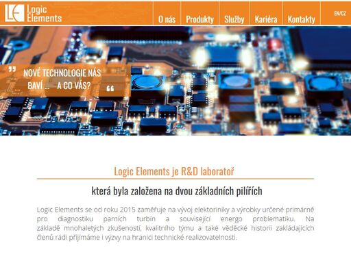 logicelements s.r.o. web