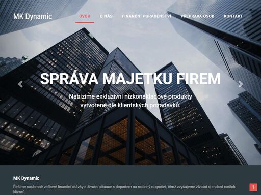 finanční poradenství  a správa majetku firem