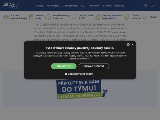 český výrobce vyrábějící čistírny odpadních vod pro města i obce, domácí čov pro rodinné domy, septiky, nebo např. pro odvod dešťové vody  vsakovací tunely
