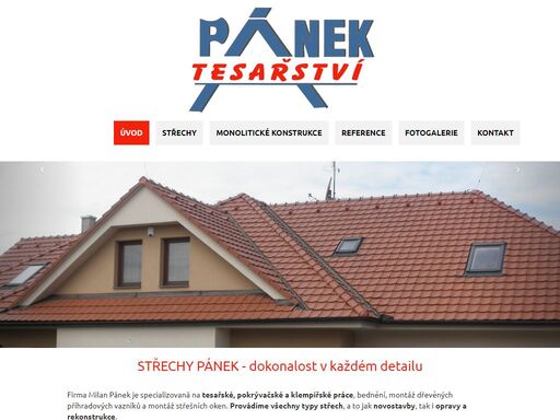 milan pánek - tesařství, pokrývačství, hodonín