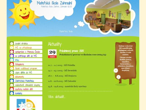 oficiální webové stránky mateřské školy zahradní v zábřeze.