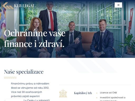 ochráníme vaše finance i zdraví díky špičkovým právním službám v oblasti kapitálového trhu, odškodnění a hromadných žalob. spolehněte se na naše zkušené právníky, kteří vám pomohou v každé situaci. kontaktujte nás.
