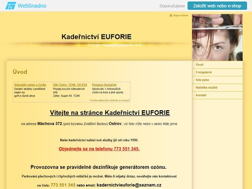 kadeřnictví euforie