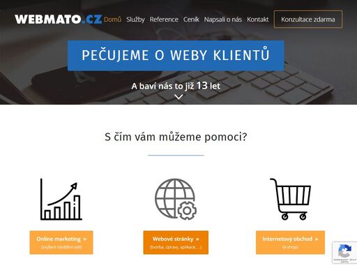 tvoříme malé i velké weby a zvyšujeme jejich návštěvnost/ziskovost. umíme vytvořit libovolnou webovou aplikaci. rádi se s vámi potkáme a probereme vaše potřeby. zavolejte nám nebo napište pro konzultaci zdarma.