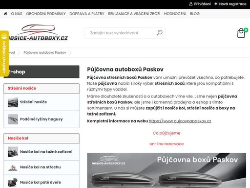 půjčovna střešních boxů paskov vám umožní převážet všechno, co potřebujete. naše půjčovna nabízí široký výběr střešních boxů, které jsou