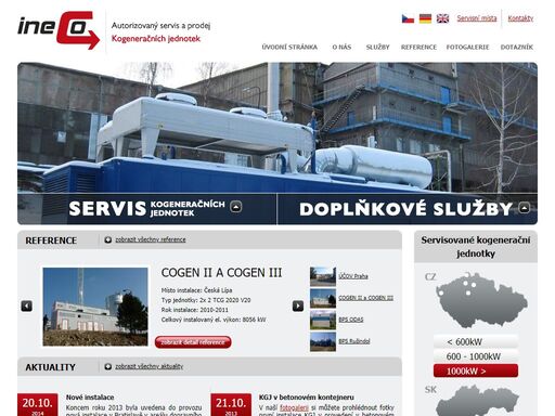jsme česká firma působící na trhu s kogenerací. předmětem našeho podnikání je nejen poskytování kvalitního záručního a pozáručního servisu motorgenerátorů a kogeneračních jednotek, ale rovněž i jejich návrhy, prodej a následná instalace. vzhledem k přímému řízení společnosti garantujeme rychlé a kompetentní jednání se zákazníkem k jeho maximální spokojenosti.
díky sofistikované organizační struktuře, jsme schopni ve velmi krátké době pružně reagovat na veškeré požadavky s minimálními administrativními náklady.
řídíme se mottem:„spokojenost zákazníka je zárukou dlouhodobé spolupráce.