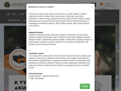 aribor autorizovaný prodejce stihl zahradní techniky