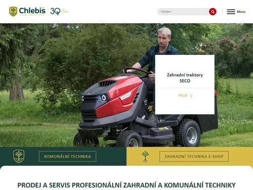 obchod se zahradní a komunální technikou v hlučíně. nově také e-shop zahradní techniky stihl, fiskars a bahco.